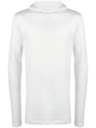 Unravel Project Hooded Stretch Top - Grey