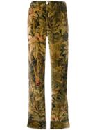 F.r.s For Restless Sleepers Antique Floral Print Trousers - Brown