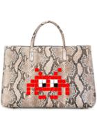 Anya Hindmarch Maxi 'space Invader Ebury' Tote, Women's, Nude/neutrals