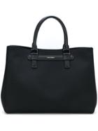 Dolce & Gabbana Embossed Logo Tote Bag - Black
