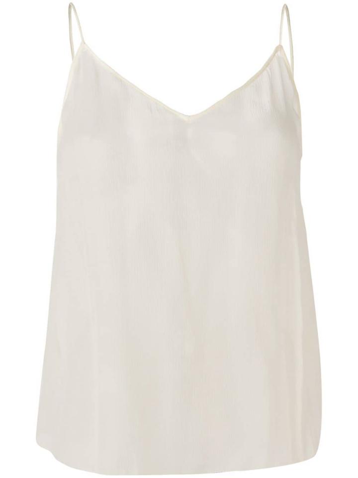 Dorothee Schumacher Sheer Sleeveless Top - White