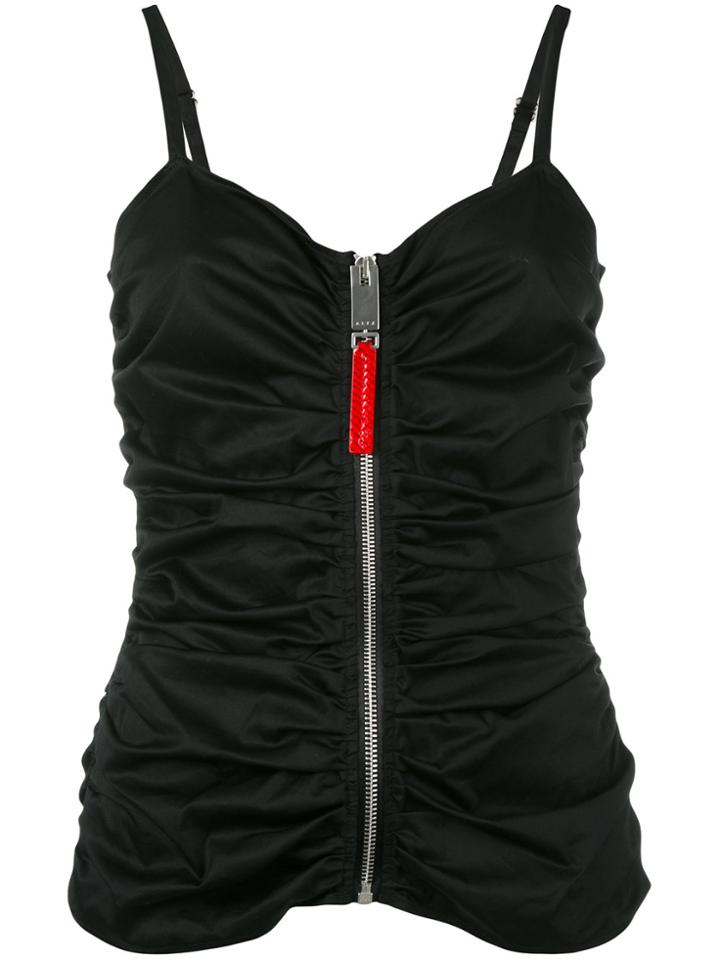 Alyx Zip Detail Cami Top - Black
