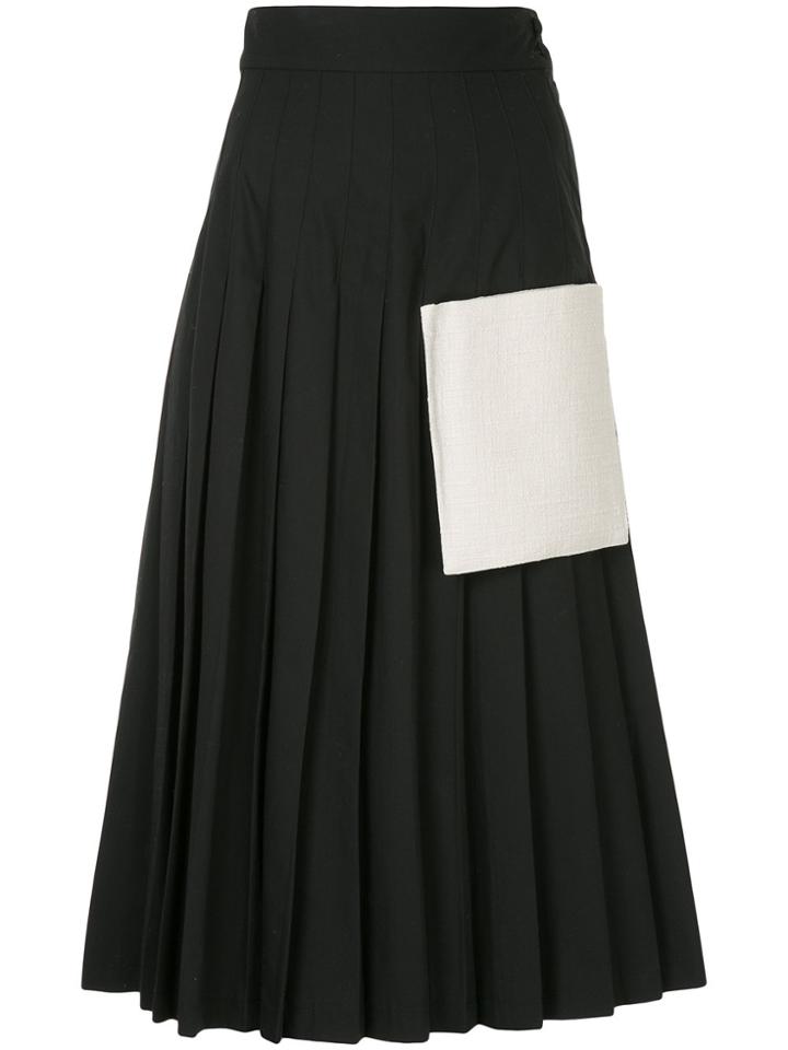 Maryam Nassir Zadeh High-waisted Pleated Skirt - Black