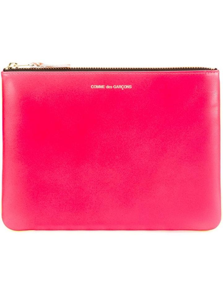 Comme Des Garçons Wallet New Super Fluo Clutch - Pink