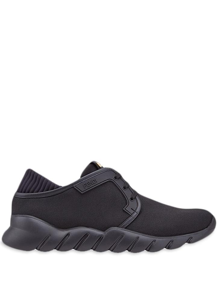 Fendi Tech Fabric Sneakers - Brown