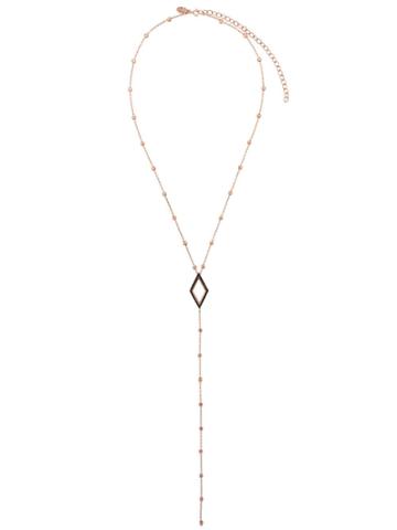 Maha Lozi Zen Necklace - Pink
