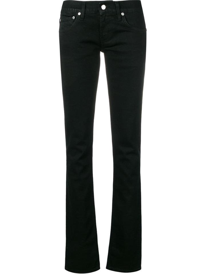 Helmut Lang Low-rise Slim-fit Jeans - Black