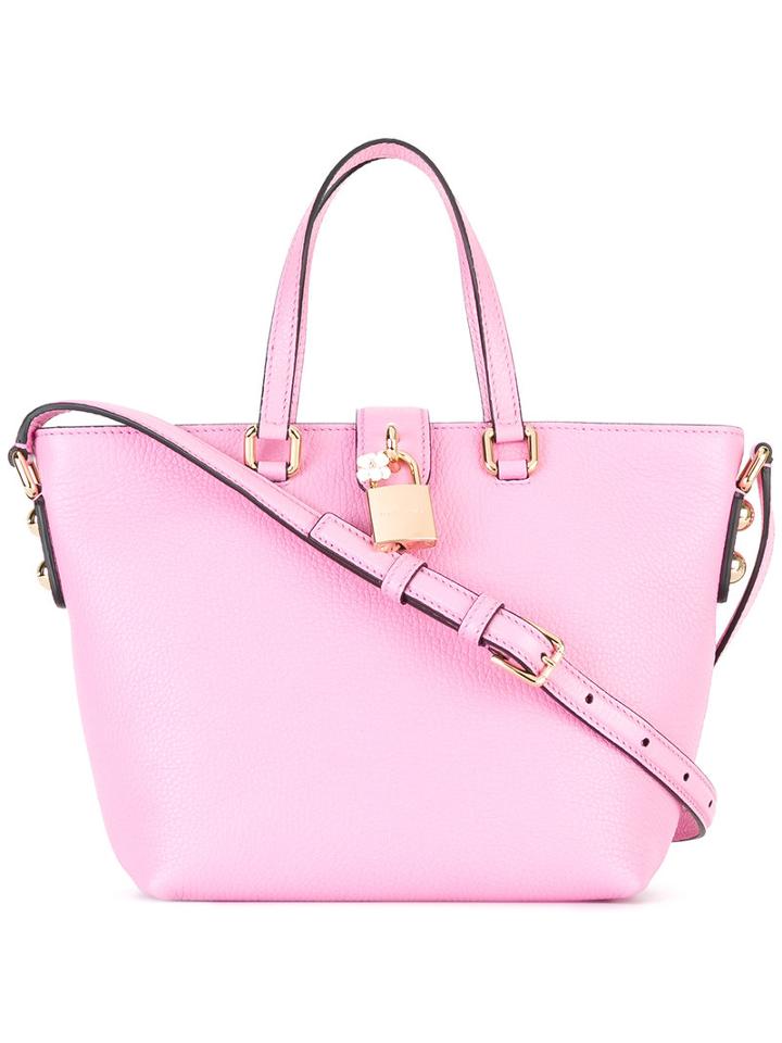Dolce & Gabbana - Padlock Tote Bag - Women - Calf Leather - One Size, Pink/purple, Calf Leather