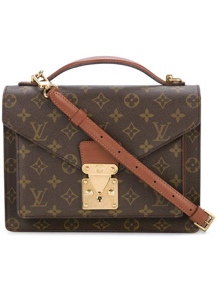 Louis Vuitton Vintage Monogram Monceau 2way Bag - Brown