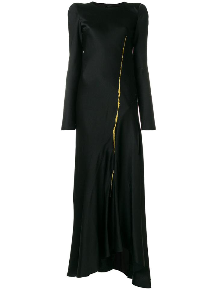 Haider Ackermann Flared Long Length Dress - Black