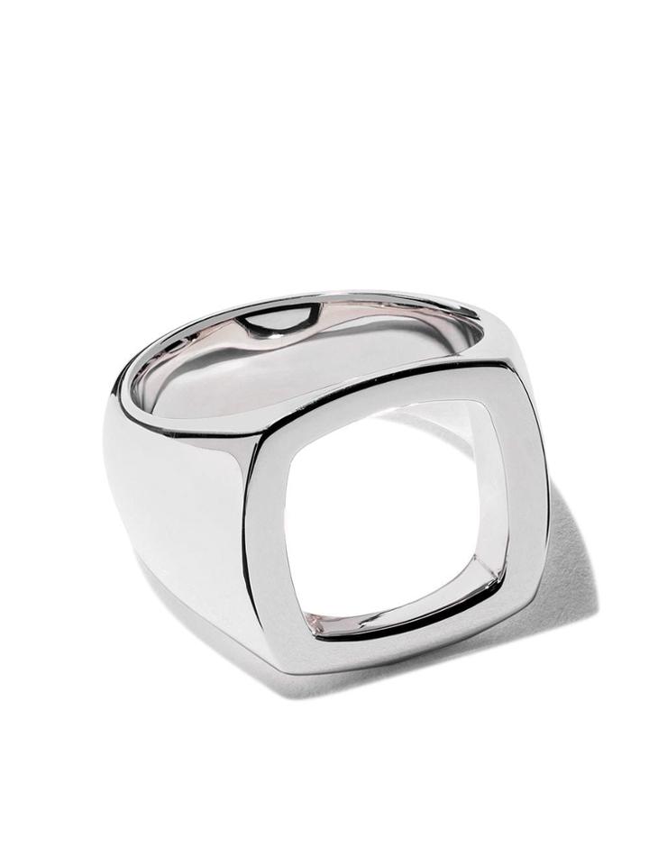 Tom Wood Cushion Open Ring - Silver
