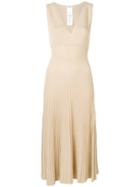 Liu Jo Lurex Knit Midi Dress - Gold