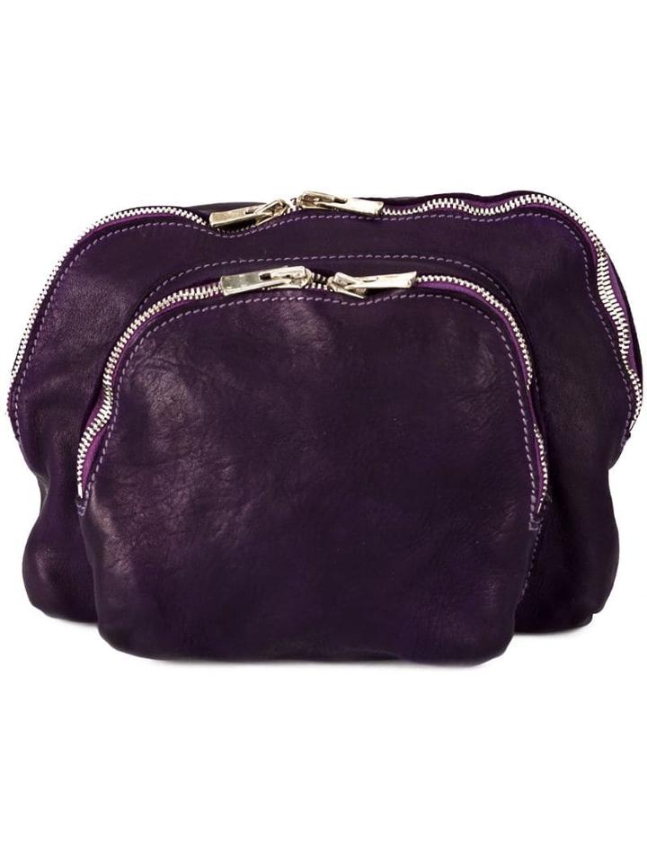 Guidi Multi-functional Clutch Bag - Purple