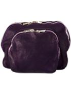 Guidi Multi-functional Clutch Bag - Purple