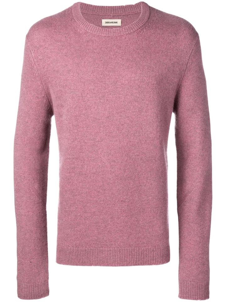 Zadig & Voltaire Slim-fit Cashmere Jumper - Pink