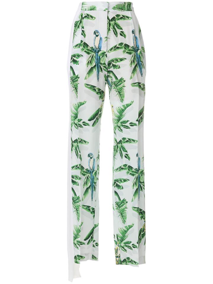Stella Mccartney Halle Paradise Print Trousers - Grey