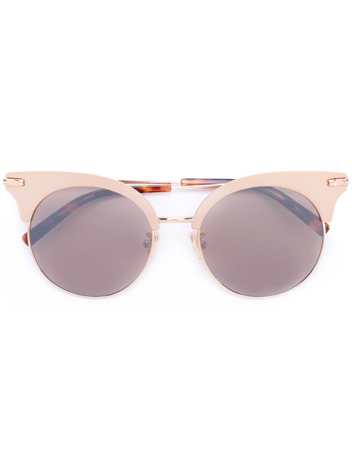 Boucheron Cat Eye Sunglasses - Metallic