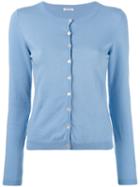 P.a.r.o.s.h. - Classic Cardigan - Women - Cotton/spandex/elastane - L, Blue, Cotton/spandex/elastane