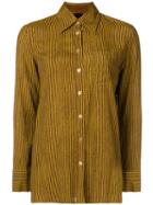 Jean Paul Gaultier Pre-owned Striped Long Sleeve Shirt - Green