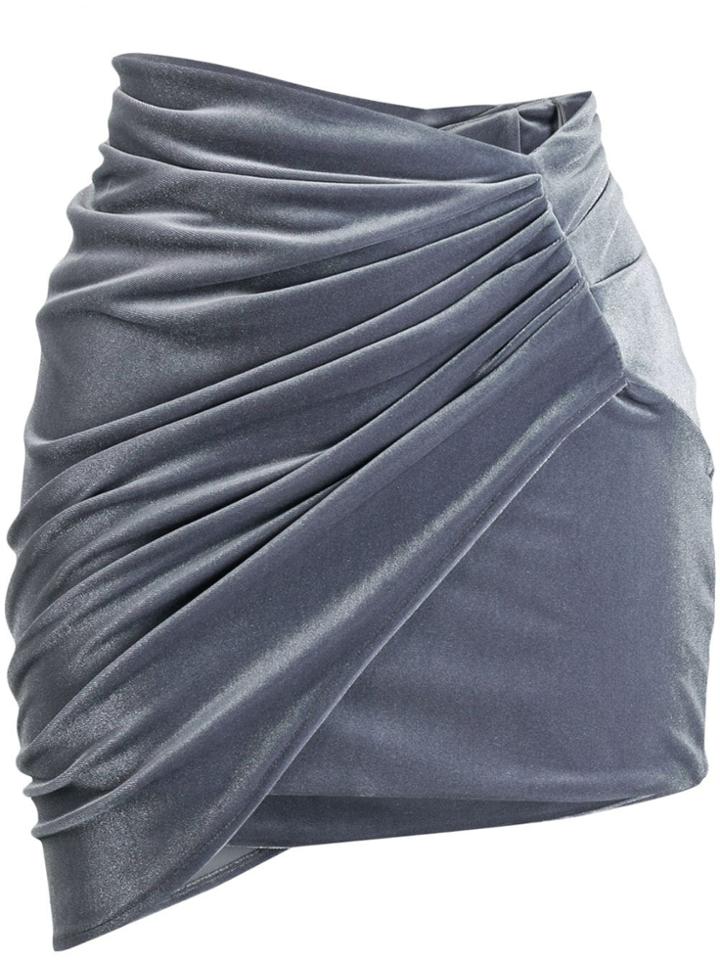 Alexandre Vauthier Asymmetric Mini Skirt - Grey