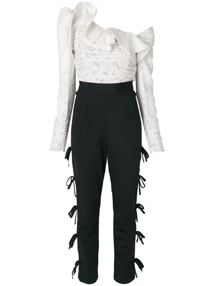 Self-portrait Two Part Jumpsuit - Black