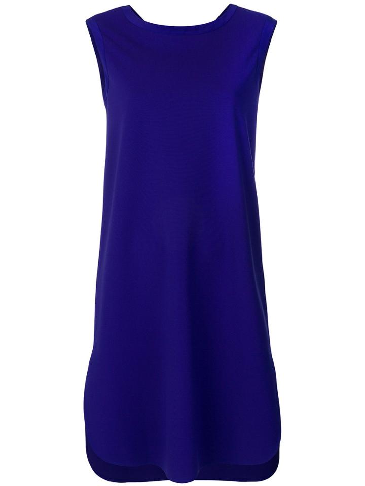 Max Mara Sleeveless Shift Dress - Blue
