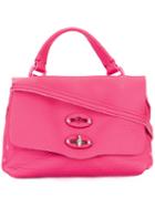 Zanellato Baby Pura Cross Body Bag, Women's, Pink/purple, Leather/metal (other)