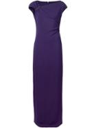 Badgley Mischka Embellished Gown, Women's, Size: 12, Pink/purple, Polyester/spandex/elastane