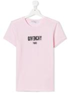 Givenchy Kids Logo T-shirt - Pink & Purple
