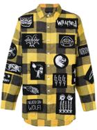 Haculla Patchwork Plaid Shirt - Yellow