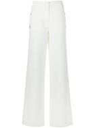 Talie Nk - Wide Leg Trousers - Women - Polyester/spandex/elastane/viscose - 42, Women's, White, Polyester/spandex/elastane/viscose
