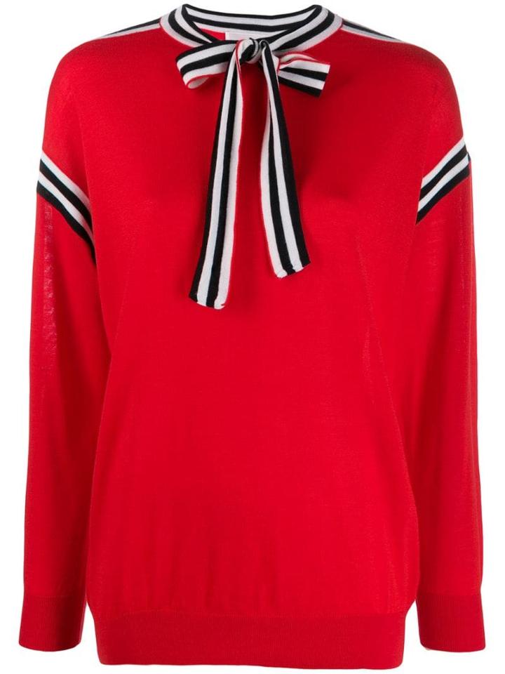 Victoria Victoria Beckham Tie Knot Sweater - Red