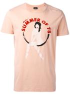 Diesel - Summer Of 78 T-shirt - Men - Cotton - S, Pink, Cotton