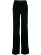 Blugirl Velvet Straight-leg Trousers - Black