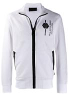 Philipp Plein Destroyed Jogging Jacket - White
