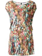 Lygia & Nanny - Printed Dress - Women - Polyamide - 44, Yellow, Polyamide