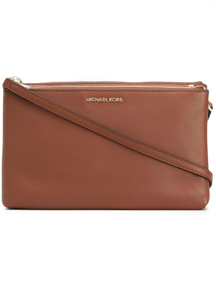 Michael Michael Kors Michael Michael Kors 32s7gafc3l 230 Luggage Leather/fur/exotic Skins->leather, Women's, Brown, Leather