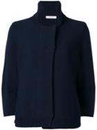 Dorothee Schumacher Three-quarters Sleeve Boxy Cardigan, Women's, Size: 3, Blue, Polypropylene/cashmere/wool