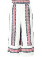 Sea Striped Cropped Trousers