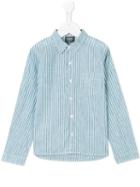 Tocotò Vintage - Stripped Shirt - Kids - Cotton/linen/flax - 4 Yrs, Green
