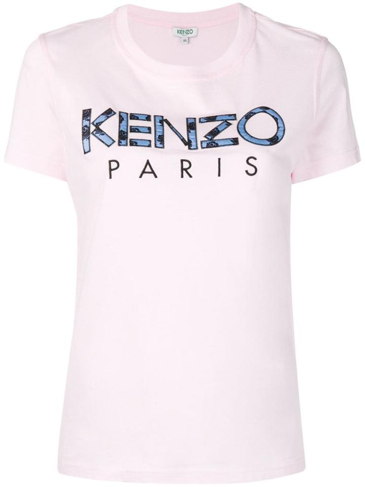 Kenzo Logo Print T-shirt - Pink