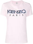 Kenzo Logo Print T-shirt - Pink