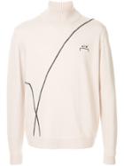 A-cold-wall* Classic Overlock Knitted Turtleneck - White