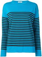 P.a.r.o.s.h. Striped Cashmere Blend Jumper - Blue