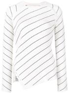 Jonathan Simkhai Striped Sweater - White