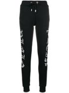Philipp Plein Logo Drawstring Trousers - Black