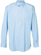 Comme Des Garçons Shirt Boys Chest Pocket Shirt, Men's, Size: Large, Blue, Cotton