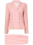 Chanel Vintage Two-piece Tailored Suit - Pink & Purple