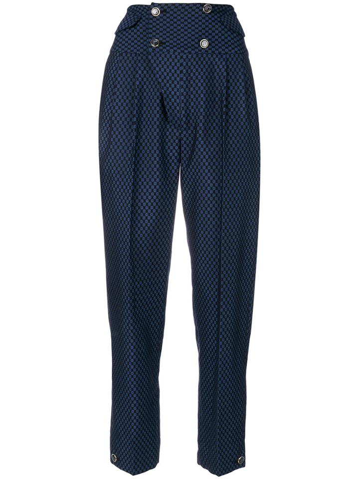 Temperley London Element High Waist Trousers - Blue