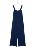 Twin-set Kids Teen Wide Leg Jumpsuit - Blue